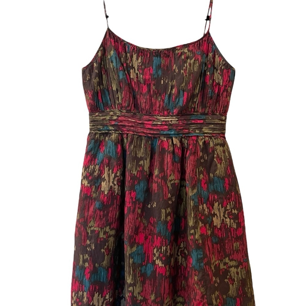 Halogen Women’s Spaghetti Strap Dress Multicolor Pattern Petite Size: 2P - Picture 7 of 8